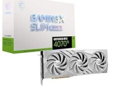 MSI GeForce RTX 4070 Ti GAMING X SLIM WHITE 12G GRAPHICS CARD WHITE MODEL VD8658 Price Comparison