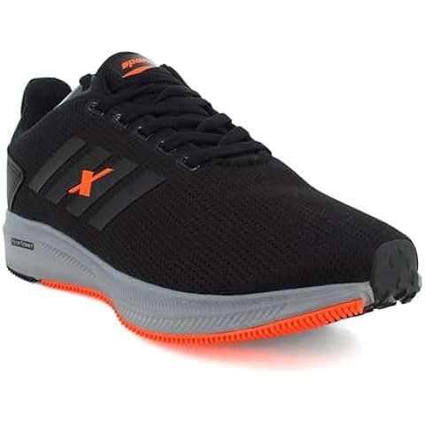 Sparx Mens SM 676 | Enhanced Durability & Soft Cushion | Black Running Shoe – 9 UK (SM 676)